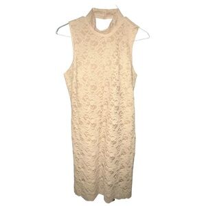 Hope & Harlow cream lace dress